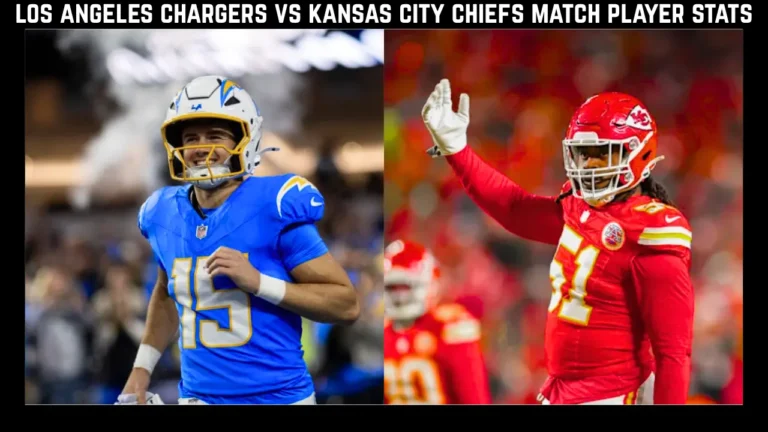 los angeles chargers vs kansas city chiefs match player stats