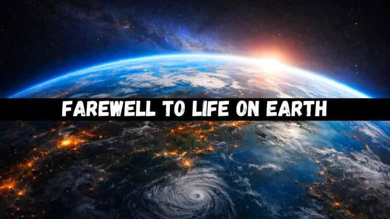 farewell to life on earth