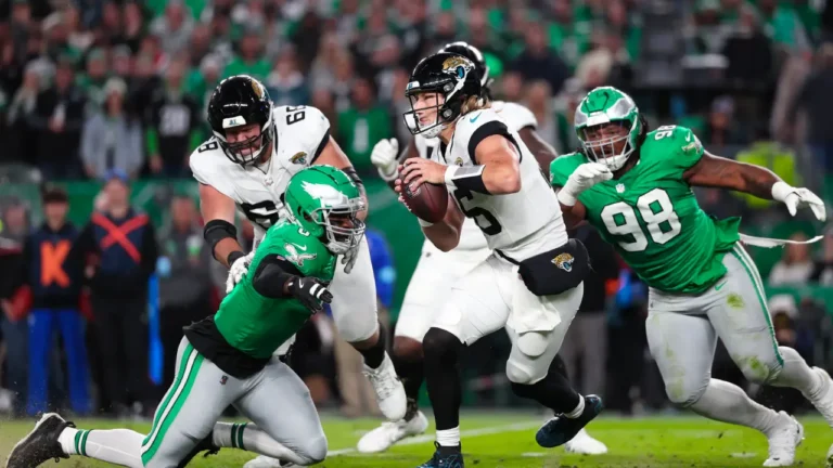 jacksonville jaguars vs philadelphia eagles match player stats