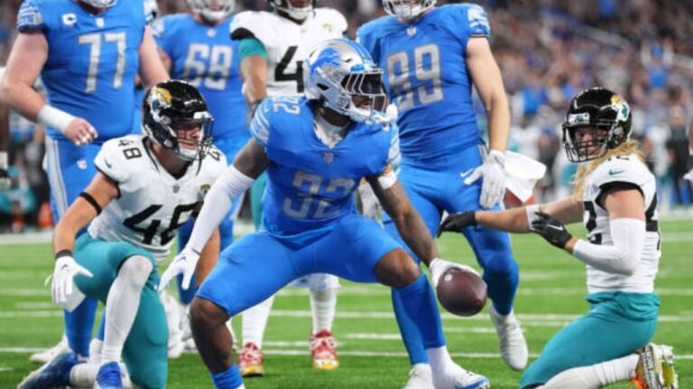 Jacksonville Jaguars vs Detroit Lions Match Player Stats