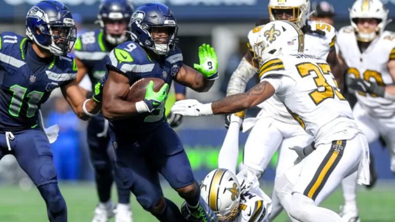 new orleans saints vs seahawks match player stats